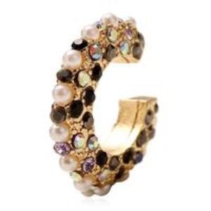 Pearl and Diamond like ear cuff.